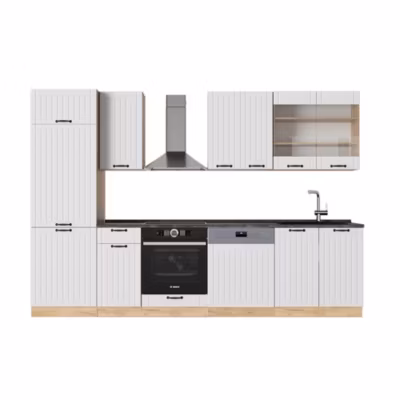 Vicco Cuisine Blanc campagne 300cm sans PT