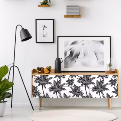 Sticker meuble tropical Raivavae 40 x 60 cm