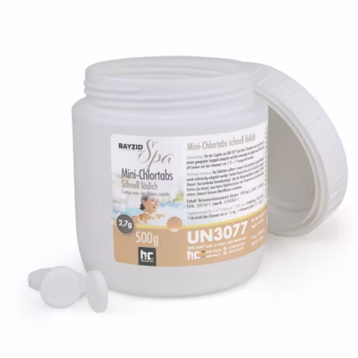 1 x 500 G Mini Pastilles De Chlore Bayzid Spa À Dissolution Rapide Pour Spas, Jacuzzis Et Petites Piscines
