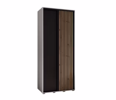 Armoire Lanko 1 a portes coulissantes H. 235,2 x L. 110 x P. 45 2 portes