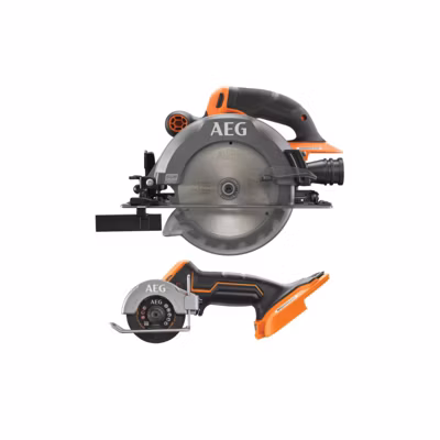 Pack AEG Scie circulaire – Mini scie multi-matériaux – 18 V – Subcompact – Brushless