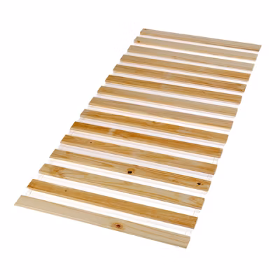 Sommier en pin massif, 15 lattes sans cadre, couchage 120 x 200 cm