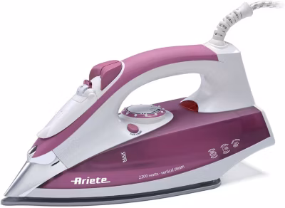 Fer à vapeur 2200 W avec semelle inox Violet Blanc
