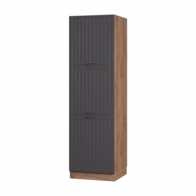 Vicco Meuble pour four Gris foncé 60cm