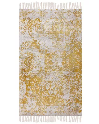 Tapis BOYALI Moutarde 80 x 150 cm Soie artificielle