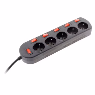 Bloc SONO 5 prises 16A 2P+T + 6 interrupteurs 3m – Zenitech