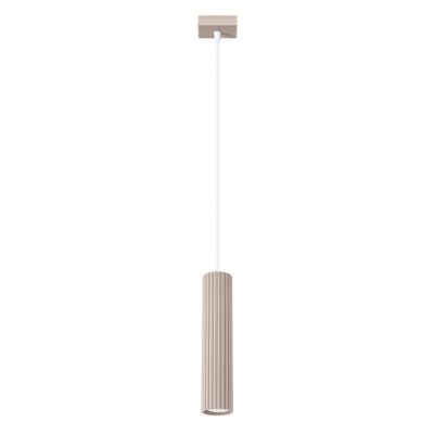 Lampe suspendue en aluminium 1 lampes 8x8x118cm Sollux