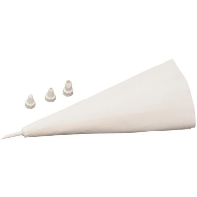 Poche à douille réemployable et 4 embouts plastique 31 cm Zenker Smart Pastry