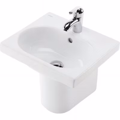 Demi colonne pour lavabo enfant WCkids sanitaires pour enfant blanc