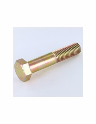 Corps de boulon filetage partiel Tête hexagonale TH M20X65 Classe 8.8 Bichromaté – 1 pièce