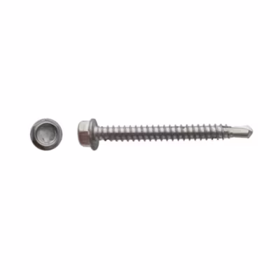 200 Vis Autoperceuses Tête Hexagonale 5.5 x 25.4 mm – DIN 7504 K – Inox A2 – D-Work