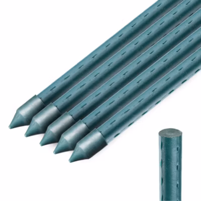 KADAX Support De Poteau Pour Plante Poteaux De 120 Cm Piquet De Tomate Acier Enduit 5pcs