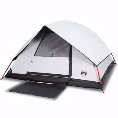 Tente de camping à dôme 4 personnes tissu occultant imperméable vidaXL