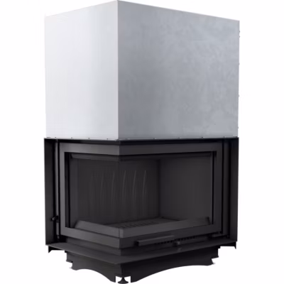 Insert cheminée ZUZIA 16 BS vitre à gauche ouverture relevable