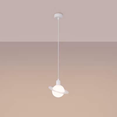 Pendentif en acier 1 ampoule 3000K – 20x20x125cm Sollux