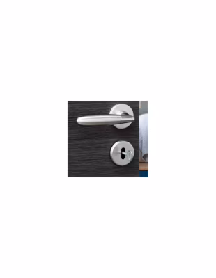 Paire de béquilles Mirella2 pour porte, carré 7mm, chromé brillant/satiné – THIRARD