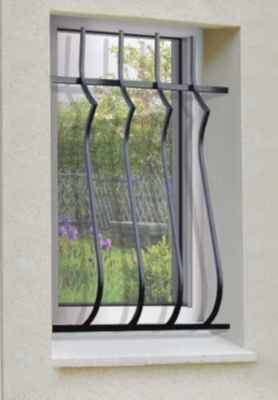 Grille de Defense Harmonie pour Fenetre H 95 cm x L 80 cm (côte tableau)