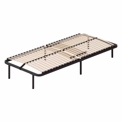 Sommier résistant à lattes réglables + pieds inclus 80X200 cm