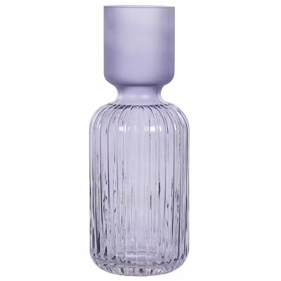 Vase à fleurs TRAGANA Verre 31 cm Violet