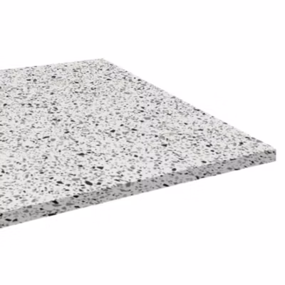 Plateau 160×80 decor terrazzo white chip – Restootab