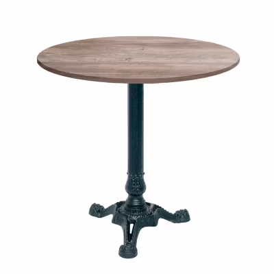 Table ronde bistrot 70cm chene saman  – Restootab