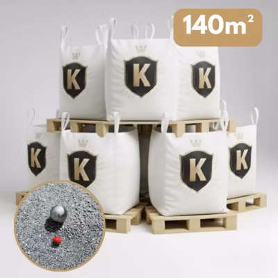 Sable des Champions gris 0/8 mm – Pack 7 Big Bag 1,5T – Pétanque