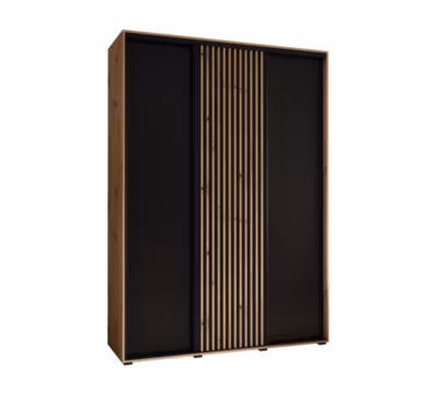 Armoire Sapporo 1 a portes coulissantes H. 205,2 x L. 170 x P. 45 3 portes