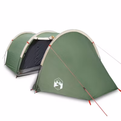 Tente de camping tunnel 4 personnes vert imperméable vidaXL
