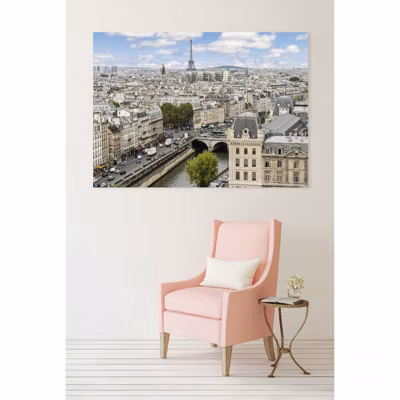 Tableau toile XXL en kit Printemps A Paris 180 x 130 cm – Toile textile sans PVC