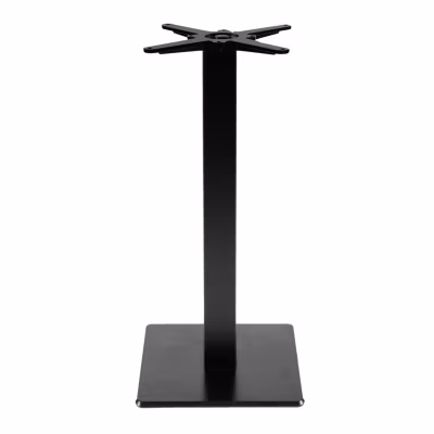 Pied de table pour mange-debout h110cm modèle Milan noir – Restootab