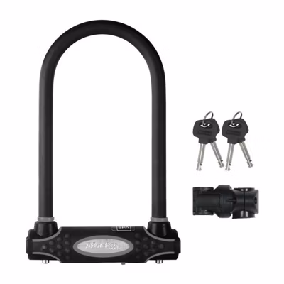 Antivol Vélo U – MASTER LOCK – 8195EURDPROCOLWR – Acier Cémenté, Clé, Rouge