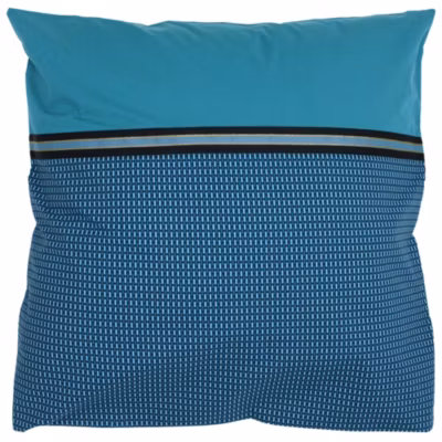 Taie d&rsquo;oreiller 65×65 cm percale de coton GUSTAV vert Emeraude