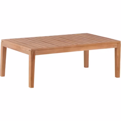 Table basse extérieure en teck Amlan