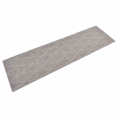 Tapis de cuisine lavable impression losange 45×150 cm velours vidaXL