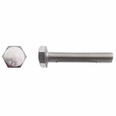 100 Vis Métaux Tête Hexagonale F/Total 12 x 40 mm – DIN 933 – Inox A2 – D-Work