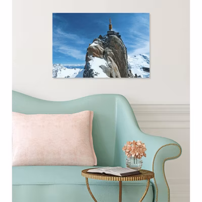 Tableau verre acrylique Aiguille Du Midi 60 x 40 cm – Décoration murale photo pour la maison