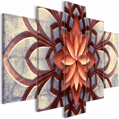 Tableau Zen Fan (5 Parts) Wide 100×50 cm