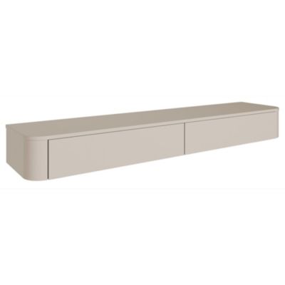 Meuble TV mural gris cachemire 175 cm LUVIO SLIM