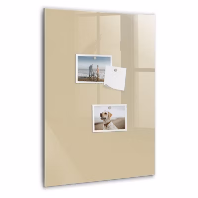 Tableau Magnétique Mural Tulup 40×60 cm Couleur beige Panneau Mémo Décoratif