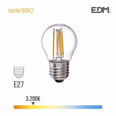 Ampoule LED E27 4W équivalent à 35W – Blanc Chaud 3200K