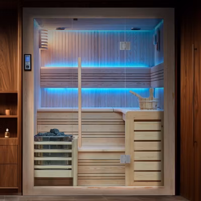 Sauna Traditionnel Boreal Baltik 170 – 4 places – 170x150x210 cm