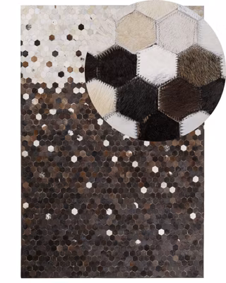 Tapis EYIM Marron 160 x 230 cm Cuir