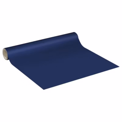 Rouleau adhésif décoratif Vinyle au Mètre – Sticker Lavable Imperméable Mur Cuisine Meubles – 60cmx5m – Bleu foncé