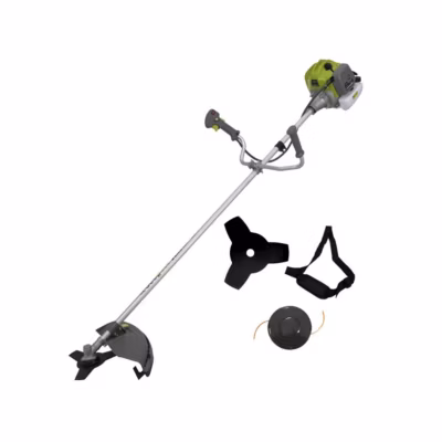 Debroussailleuse thermique 43 Cm3 Moteur 2T 1,5CV Lame 3 dents + Bobine de fil + Sangle de portée VITO