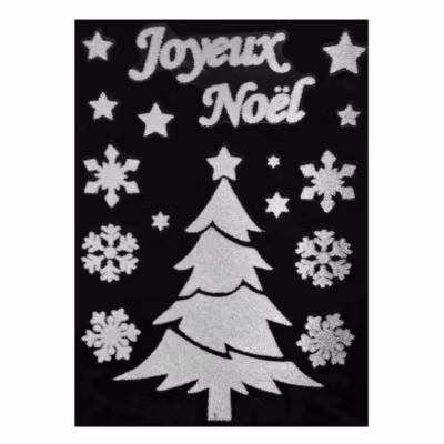 Stickers floqués – feeric lights & christmas