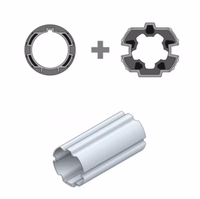 ADAPTATION MOTEUR T5 ROUE/COURONNE ZF64