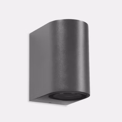 APPLIQUE IP66 MAX SINGLE EMISSION LED 6.5W BLANC NEUTRE – 4 000 K ON-OFF GRIS UR