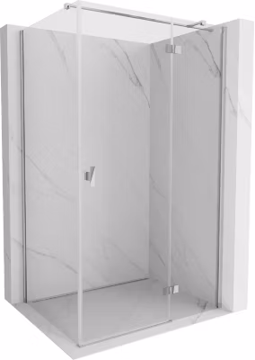 Mexen Mist-H T cabine de douche pivotante droite 85 x 75 cm, transparent, chrome – 8A5T-085-075-01-00-P