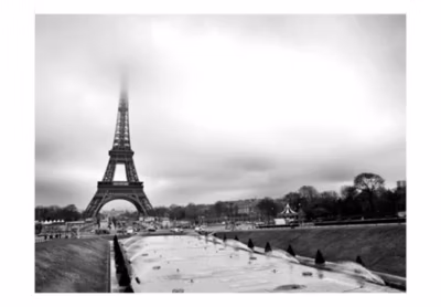 Papier peint intissé panoramique ville et architecture paris: tour eiffel 200×154 cm