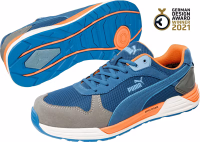 Chaussure de sécurité PUMA Frontside Low S1P ESD HRO SRC – Taille 44 Teal